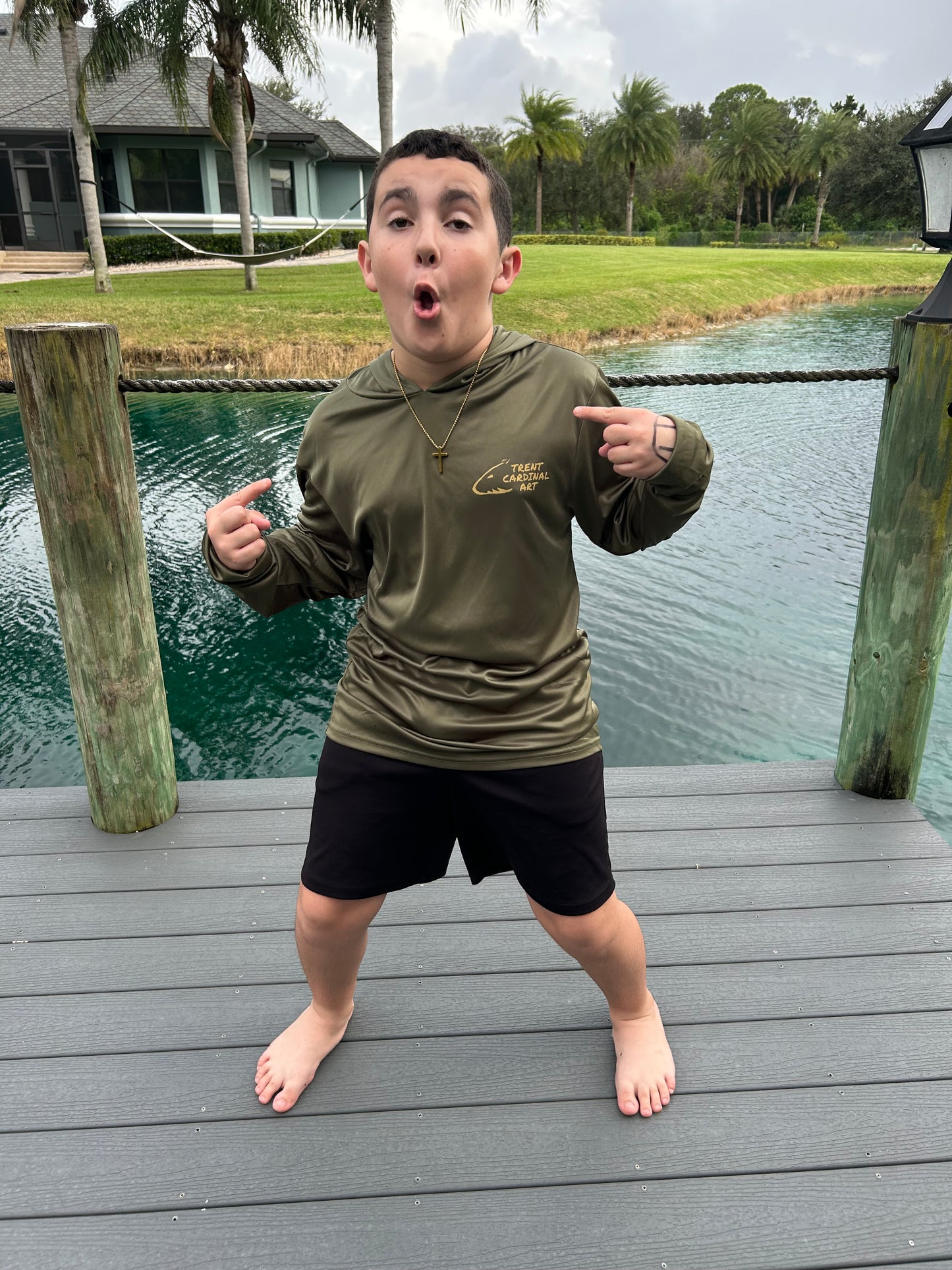 Bass Performance Long Sleeve Hoodie SPF 50+