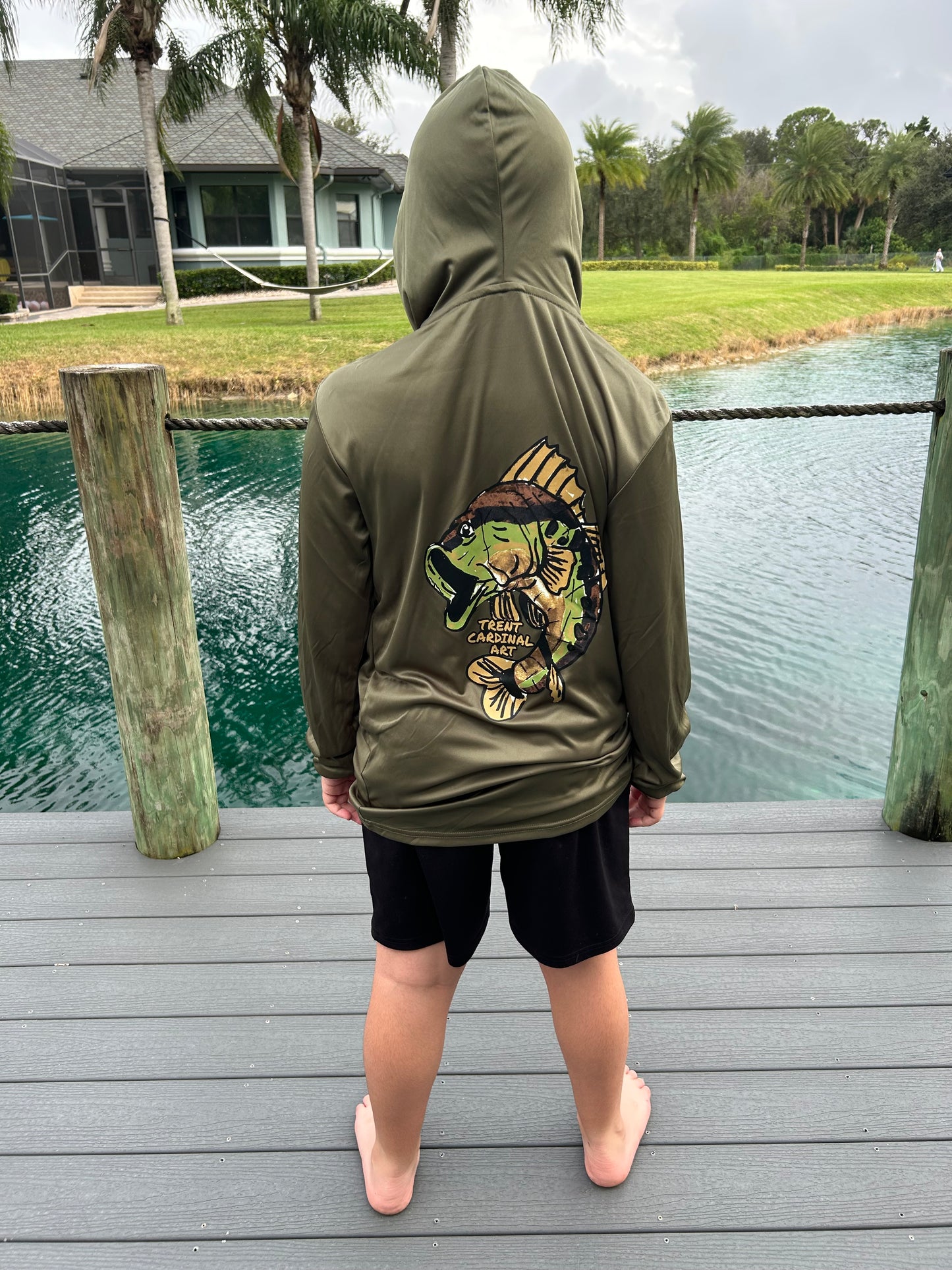 Bass Performance Long Sleeve Hoodie SPF 50+