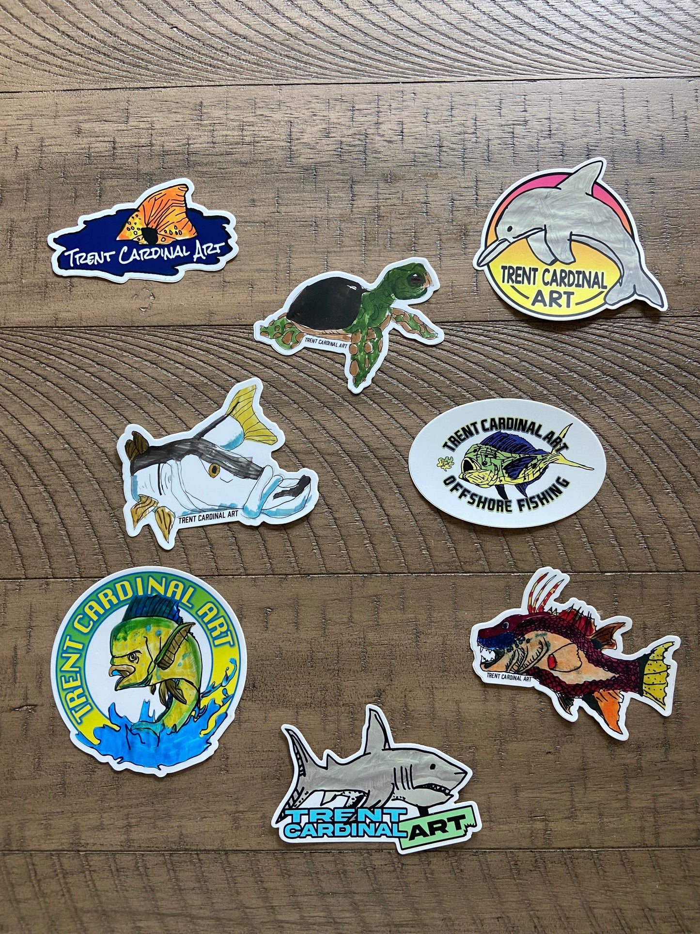 Dolphin Sunset Sticker 4”