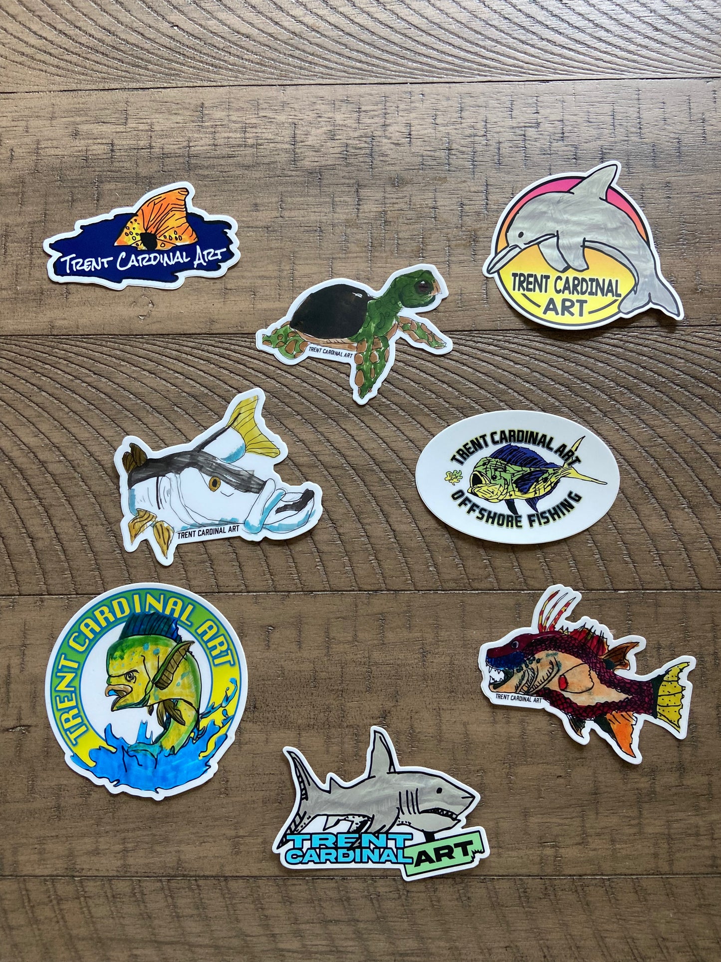 Mahi Splash Sticker 4”
