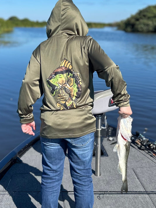 Bass Performance Long Sleeve Hoodie SPF 50+