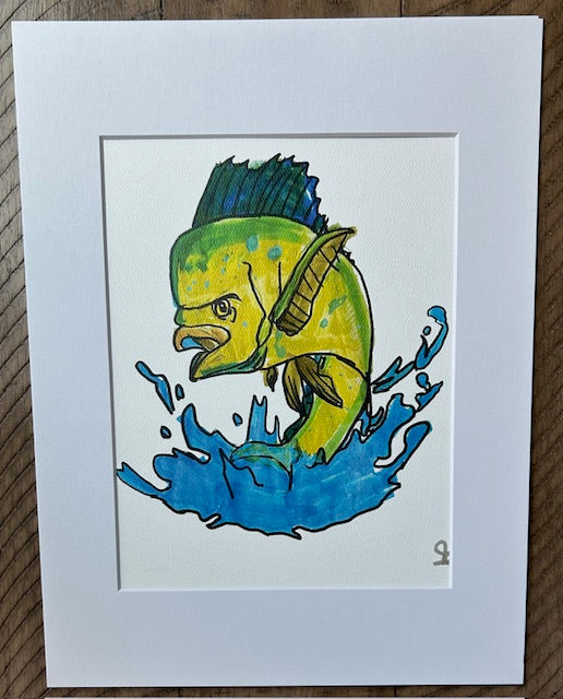 Mahi Splash Print