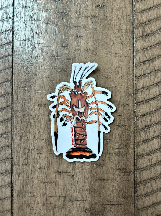 Lobster Sticker 4”