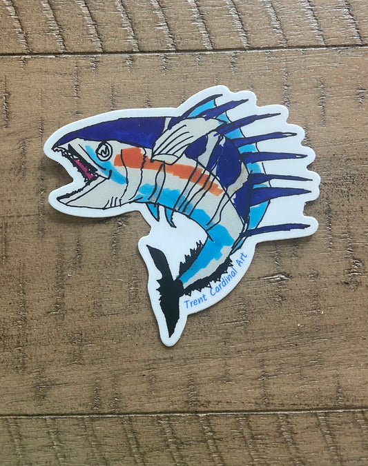 Wahoo Sticker