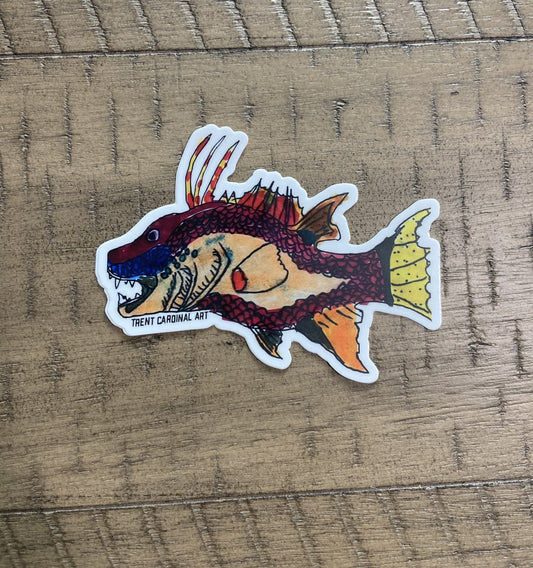 Hogfish Sticker 4”
