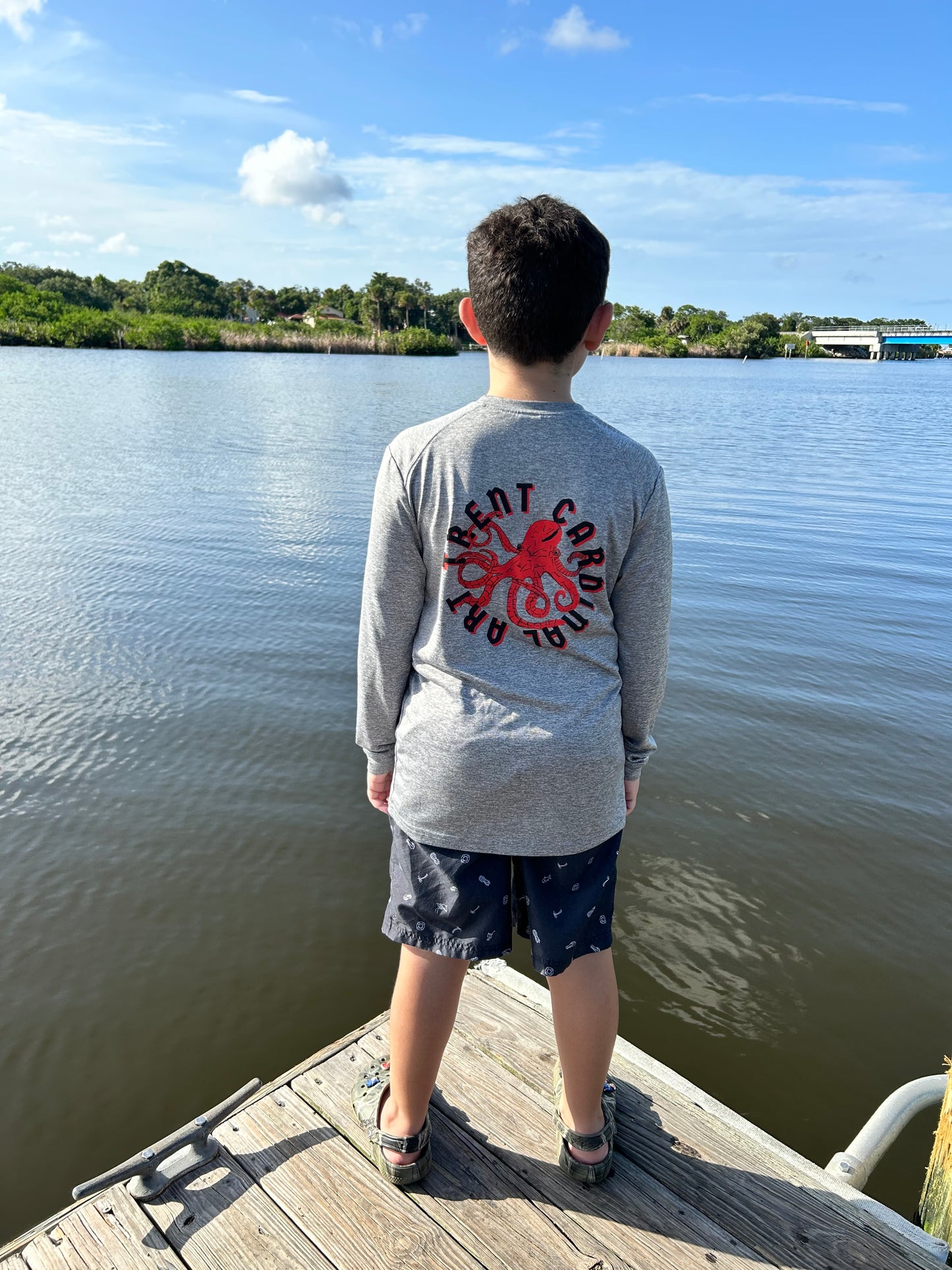 Octopus Long Sleeve Fishing Shirt