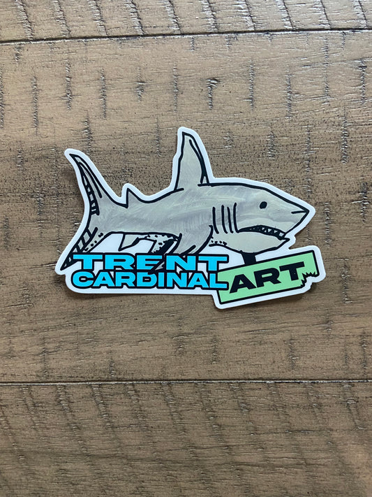 Shark Sticker 4”