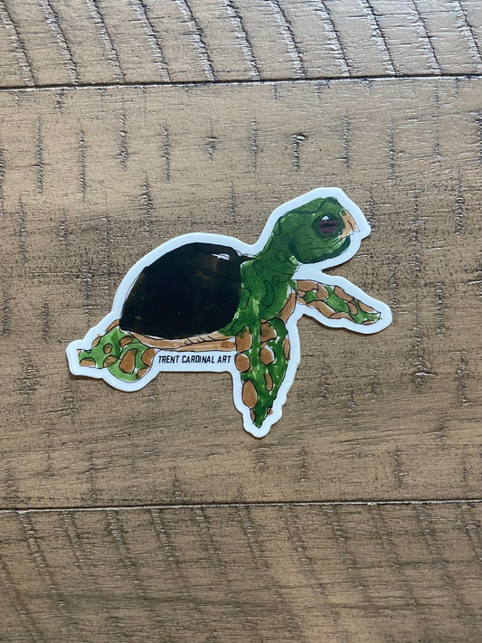 Sea Turtle Sticker 4”